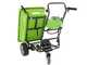 Greenworks G40GC Garden Cart - Carriola elettrica a batteria con ruote - SENZA BATTERIE E CARICABATTERIE