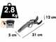 BlackStone 500-BP - Forbice elettrica da potatura - 36V 5.2Ah
