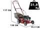 Weibang WB455SCOP - Tagliaerba a scoppio trazionato - 2in1 - Motore da 139cc