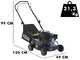 BullMach PARIS - 40 IP - Tagliaerba a scoppio - Motore da 4HP - Taglio 40cm