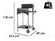 Famur BK 6 Eco - Barbecue a legna, carbone e gas