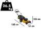 DeWalt DCMW564P2-QW - Tagliaerba a batteria 36V - SENZA BATTERIA E CARICABATTERIA