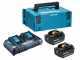 Makita DUX60 - Potatore a batteria 36V multifunzione con prolunga da 108cm - Batterie 2x18V 5Ah
