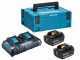 Makita DUX60 - Potatore a batteria 36V multifunzione con prolunga da 108cm - Batterie 2x18V 5Ah