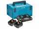 Caricabatteria Makita + 2 batterie 18V 6ah con valigetta