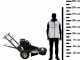 BlackStone SG 420 L ES PRO - Fresaceppi - Motore Loncin da 420cc - Ruota di taglio con 8 frese in carburo di tungsteno