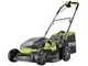Ryobi Hybrid RY18LMH37A-250 - Tagliaerba a batteria - 2x18V/5Ah - Taglio 37 cm