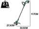 Bosch EasyGrassCut 18-230 - Tagliabordi a batteria - 18V 2Ah