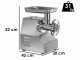 Fimar TC22TS - Tritacarne elettrico - Gruppo macinazione in Inox - 230V