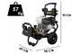 DeWalt DXPW 009E  Idropulitrice a scoppio professionale - 210 bar - 780 l/h -  motore Honda GX 270 4T