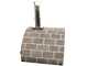 Forno a legna per pizza da esterno Family Stone Grigio - 4 pizze