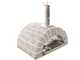 Forno a legna per pizza da esterno Family Stone Grigio - 4 pizze