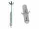 Eschenfelder 1230 faggio 150g - Fioccatrice manuale da parete con rulli in acciaio inox