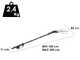 Zanon Karbonium PRO AL 200 - Abbacchiatore elettrico a batteria - Asta telescopica 170 - 250 cm