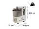SPIRALMAC SV5VV - Impastatrice a spirale a 10 Velocit&agrave; - Monofase - 5 Kg