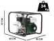 Greenbay GB-TWP 80 - Motopompa a scoppio acque sporche - Raccordi 80 mm