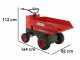 GeoTech Pro Mini Dumper Car E500 H-Li - Motocarriola a batteria 48V 15Ah
