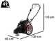 Blue Bird FLO SPEED 7HO - Decespugliatore a ruote a benzina 4 tempi semovente - Honda GCVx 170