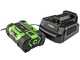 EGO AURA-R2 RMR3000E  - Robot Tagliaerba senza impianto con batteria 5Ah - Decespugliatore ST1300E-S con batteria 2.5Ah