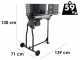 BullMach BM-LS-E 5 H - Spaccalegna elettrico carrellato - Orizzontale - 230V