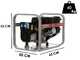 MOSA GE 5000 KBM - Generatore di corrente 4.4 KW monofase - Alternatore italiano - Motore Kohler CP CH 395