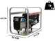 MOSA GE 7000 KBM AVR - Generatore di corrente a benzina con AVR 6.5 kW - Continua 5.4 kW Monofase - Motore Kohler CP CH440