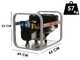 MOSA GE 5000 BBM - Generatore di corrente a benzina 4.5 kW - Continua 3.6 kW Monofase - Motore B&amp;S XR1450