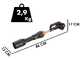 Worx NITRO WG585E - Soffiatore a batteria - 2 batterie 20V 4Ah