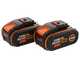 Worx NITRO WG585E - Soffiatore a batteria - 2 batterie 20V 4Ah