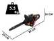 Worx WG385E Nitro - Elettrosega a batteria - 2 x 40V 4Ah - Lama da 40cm