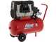 FIAC Super Silent 24 XS258 - Compressore aria elettrico monofase silenziato, oil-less - Motore 2 HP - 24 lt