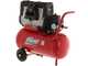 FIAC Super Silent 24 XS258 - Compressore aria elettrico monofase silenziato, oil-less - Motore 2 HP - 24 lt