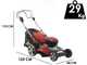 Efco LRi 48 T - Tagliaerba semovente a batteria - 2x40V/5Ah - Taglio 46 cm