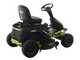 Ryobi RM480E - Trattorino rasaerba a batteria - taglio mulching - scarico laterale - 4x12V a piombo liquido