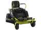 Ryobi ZTR480ex - Trattorino taglierba a batteria a raggio zero - Motore elettrico a batteria 48V/100Ah - taglio da 107cm - 2in1