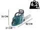 Elettrosega a batteria Makita UC012GZ - lama da 40 cm - SENZA BATTERIE E CARICABATTERIE