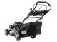 BullMach ACHILLE 51 - Rasaerba a scoppio trazionato - 4 in 1 -  Motore a scoppio da 224cc - Avviamento elettrico