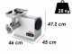 Sirman TC 22 Dakota FX - Tritacarne Elettrico Trifase - In Alluminio e Acciaio Inox