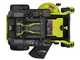 Ryobi ZTR480ex - Trattorino taglierba a batteria a raggio zero - Motore elettrico a batteria 48V/100Ah - taglio da 107cm - 2in1