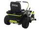Ryobi ZTR480ex - Trattorino taglierba a batteria a raggio zero - Motore elettrico a batteria 48V/100Ah - taglio da 107cm - 2in1