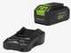 Greenworks G24ABO - Soffiatore assiale a batteria 24V 4Ah