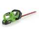 Greenworks G24HT56 - Tagliasiepi a batteria con lama da 56 cm - SENZA BATTERIA E CARICABATTERIE