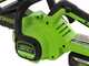 Greenworks GD24CS30 - Elettrosega 24V - Lama da 30cm - SENZA BATTERIE E CARICABATTERIE