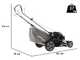 CastelGarden XS 55 S - Rasaerba a scoppio trazionato - 4 in 1 - Taglio 53cm