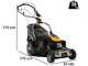 Stiga Combi 955 V - Tagliaerba a scoppio trazionato - Motore Stiga ST200LS - Taglio 53 cm