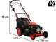 Blue Bird Sprint B46 T - Tagliaerba a scoppio trazionato - 4 in 1 - Taglio da 46 cm