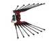 Lisam V8 Carbon - Abbacchiatore pneumatico - scuotiolive 6 bar - 1800 battiti al minuto