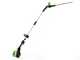 Greenworks G60PHT51 - Tagliasiepi su asta di prolunga a batteria 60V 2Ah