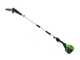 Greenworks GD60PS25 - Potatore su asta di prolunga a batteria 60V - Batteria 2Ah