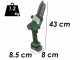 GreenBay TopSaw 5C - Potatore elettrico a batteria - Con 2 batterie da 16,8V - 2Ah
